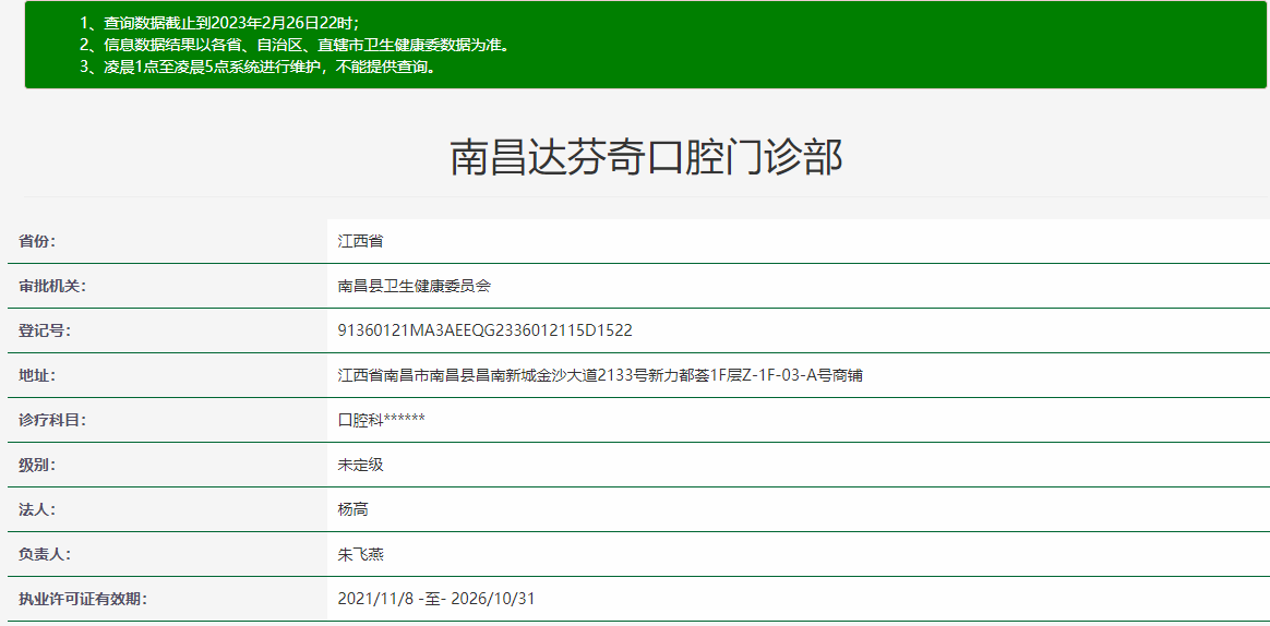 南昌达芬奇口腔医院