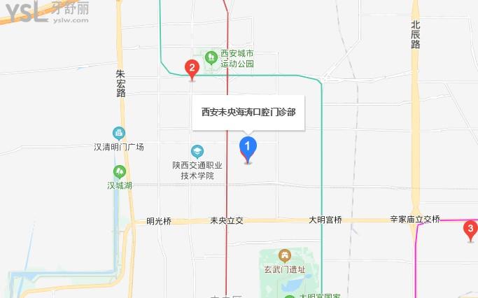 西安未央海涛口腔地图
