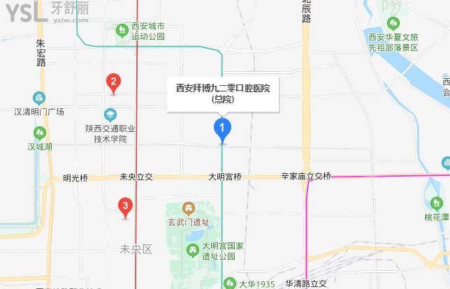 西安拜博口腔地图