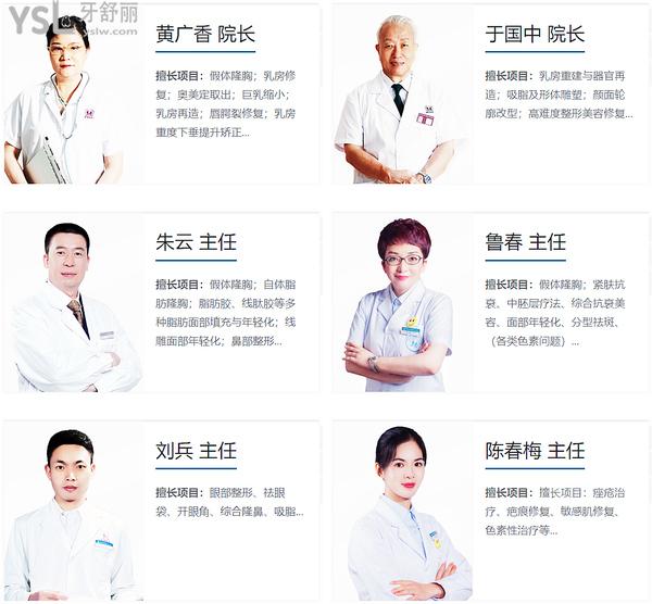 广州中山医科大学家庭医生整形美容医院医生团队