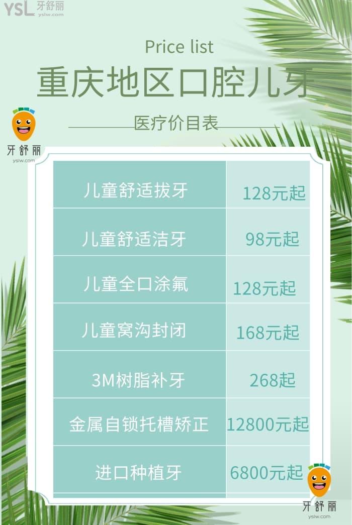 重庆比较好的儿童牙科医院排名榜及重庆口腔医院价格表全在这里了！.jpg