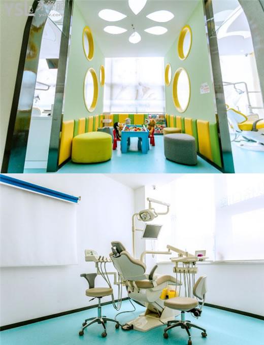 恩格口腔儿童玩耍区和诊疗室
