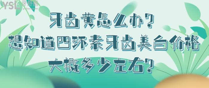 四环素牙齿美白价格大概多少左右