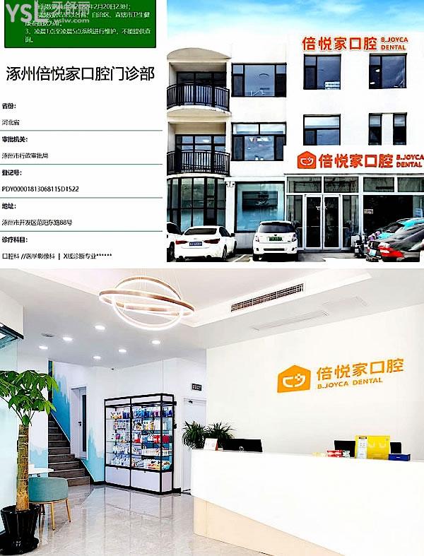 保定涿州倍悦家口腔门诊部地址