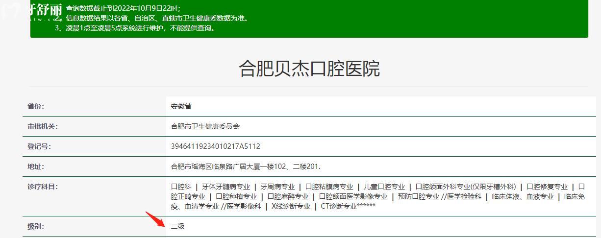 合肥贝杰口腔医院价格表