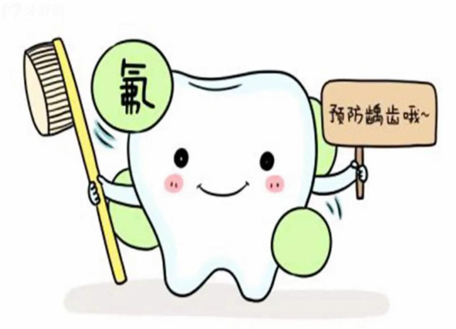 用含氟牙膏可预防龋齿