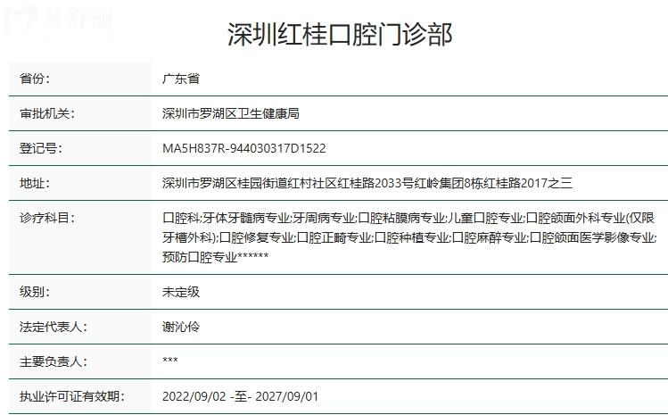  深圳红桂口腔医院口碑怎么样