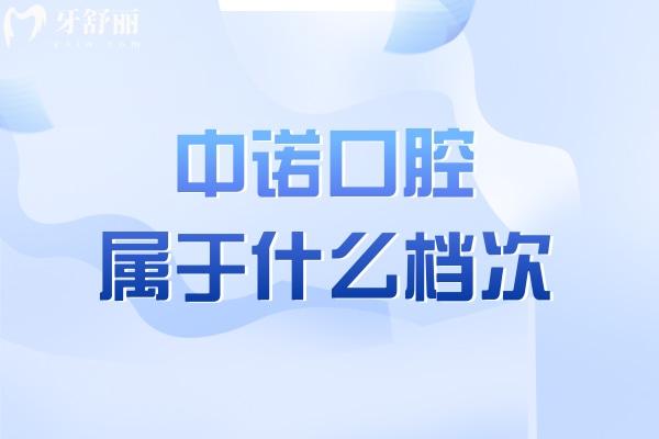 中诺口腔属于什么档次