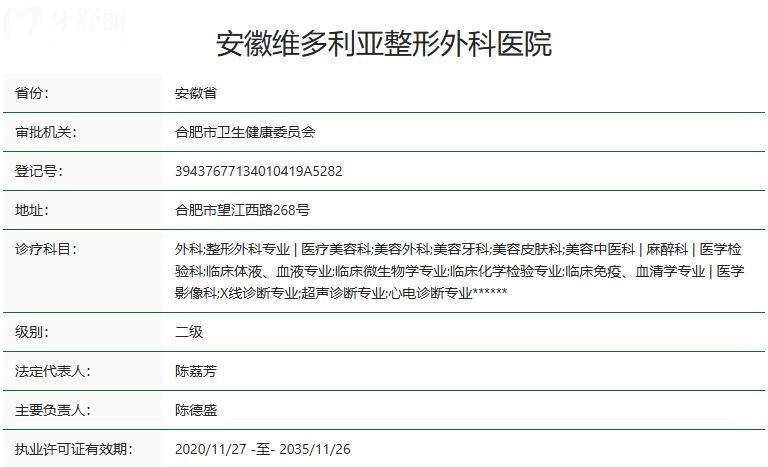 合肥维多利亚整形医院是正规的吗