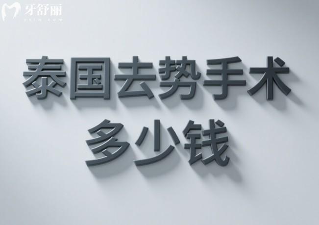 泰国去势手术多少钱?