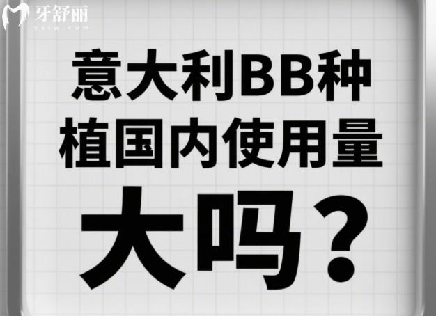 意大利BB种植体国内使用量大吗