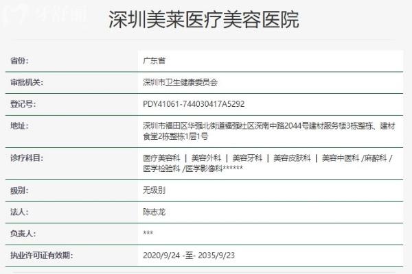 深圳美莱医疗美容医院