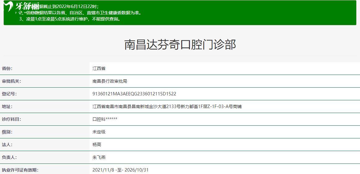 南昌达芬奇口腔怎么样?虽是私立医院,但资质齐全