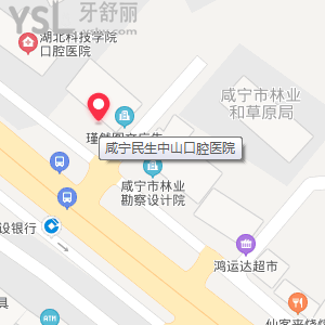 咸宁民生中山口腔医院地址在哪里？