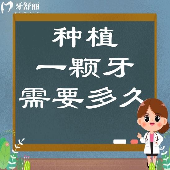 种植一颗牙需要多长时间完成?种植时间都受哪些因素影响?