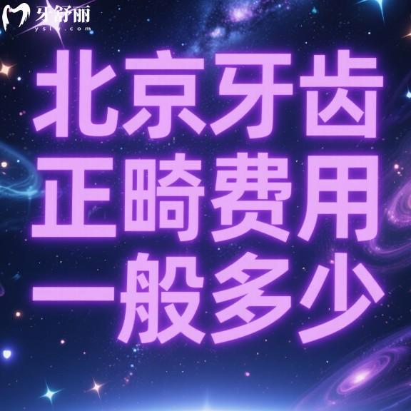 2025年北京牙齿正畸费用一般多少?金属托槽7000+隐形矫正15000+儿童矫正3000+