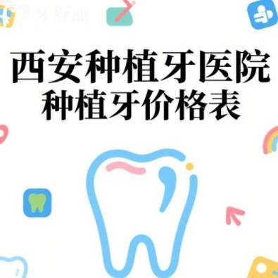 西安种植牙医院种植牙价格表：种牙2100+集采后种牙很划算