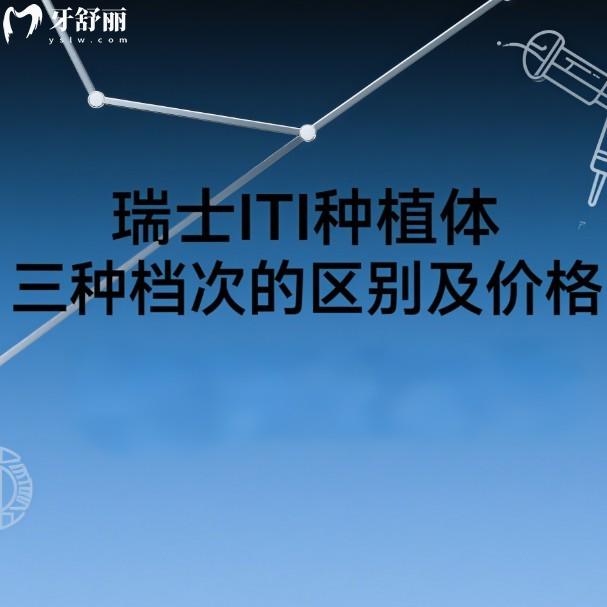 分析瑞士ITI种植体三种档次的区别及价格:基础档/进阶档/旗舰档如何选择?