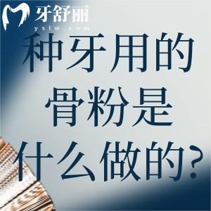种牙用的骨粉是什么做的?科学了解种植牙骨粉的材质/制作/作用哈