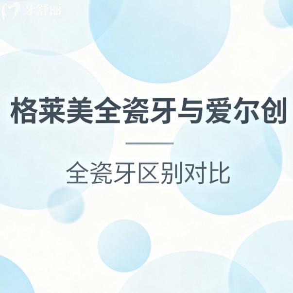 格莱美全瓷牙与爱尔创全瓷牙区别对比解析：材质、硬度、适用场景的客观指南